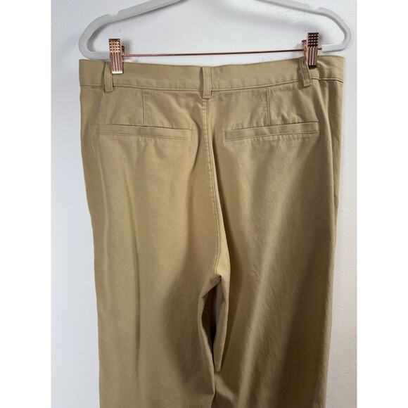 COS Khaki Slacks Pants Preppy Academia Work Office Old Money Wardrobe Staple 30R - Picture 5 of 9